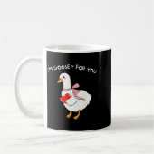 Mug Valentine Silly Goose I'm Goosey For You Duck Vale (Gauche)