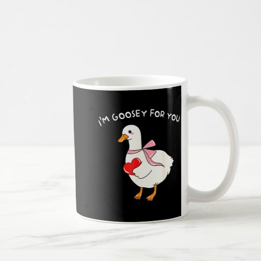 Mug Valentine Silly Goose I'm Goosey For You Duck Vale (Droite)