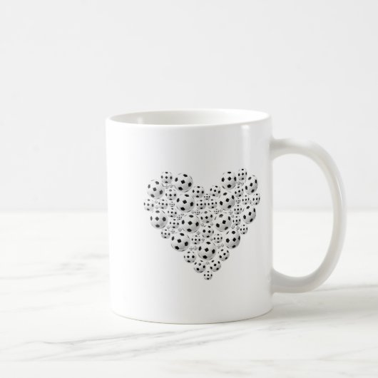 Mug Valentine Soccer Heart Drip Srt Love Valentines Da (Droite)