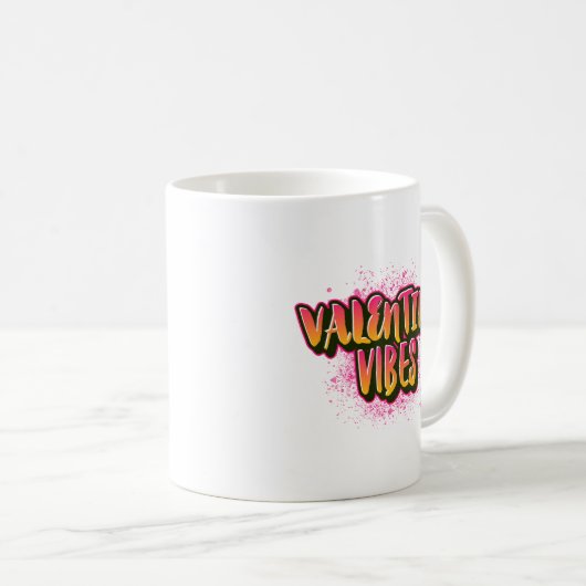 Mug Valentine Vibes (Devant droit)
