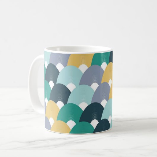 Mug Valentine Vibes Floral Pattern  (Devant gauche)