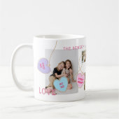 Mug Valentines 4 Photo Collage (Gauche)