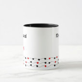 Mug Valentines Cadeaux Petit ami et maris (Centre)