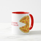 Mug Valentines Couples Assortis Garçon Pizza Mignon (Devant droit)