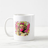 Mug Valentines Cute Cupid Heart Angel Love Holiday Com (Gauche)