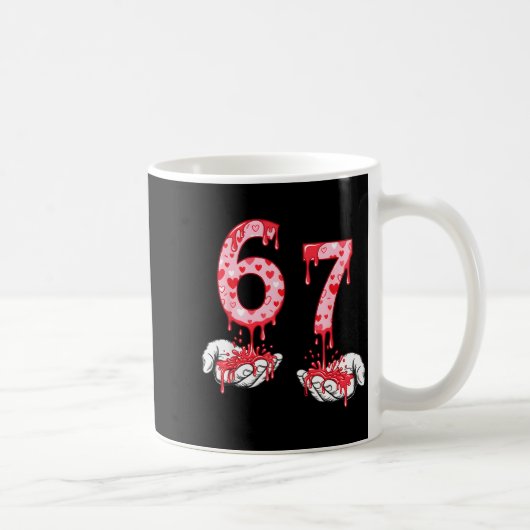 Mug Valentines Day 67 Meme Six Seven 6 7 Valentine Hea (Droite)