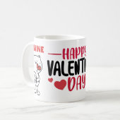Mug Valentine's Day Bear Love Heart (Devant gauche)