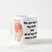Mug Valentine's Day Bear Love Heart (Devant gauche)