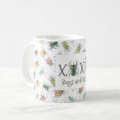 Mug Valentine's Day Bugs and Kisses XOXO (Devant gauche)