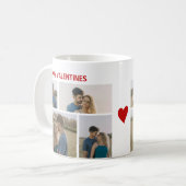 Mug Valentines Day Custom 4 Photos (Devant gauche)