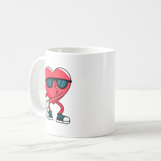 Mug Valentines Day Dancing Heart  (Devant gauche)