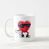 Mug Valentines Day Dancing Heart  (Gauche)