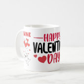 Mug Valentine's Day DogLove Heart (Devant gauche)