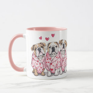 Mug Valentines Day English Bulldog