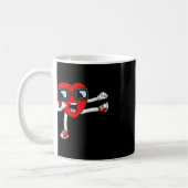 Mug Valentines Day Heart Karate Kick Fun Boys Girls Ki (Gauche)