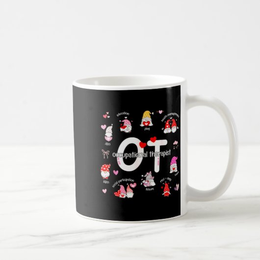 Mug Valentines Day Heart Occupational Therast Ot Thera (Droite)