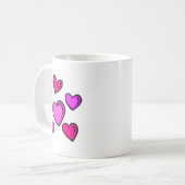 Mug Valentines Day Hearts Love Graphic  (Devant gauche)