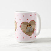Mug Valentine's Day Hearts Red Pink Photo (Devant droit)