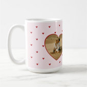 Mug Valentine's Day Hearts Red Pink Photo (Gauche)