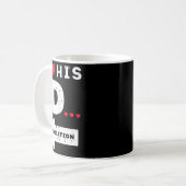 Mug Valentines Day I Love His Dedication Matching Coup (Devant gauche)