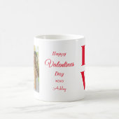 Mug Valentines Day Love Script Couple Photo (Centre)