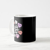 Mug Valentines Day Lunch Lady Groovy Cafeteria Squad H (Devant gauche)