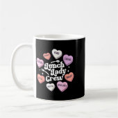 Mug Valentines Day Lunch Lady Groovy Cafeteria Squad H (Gauche)