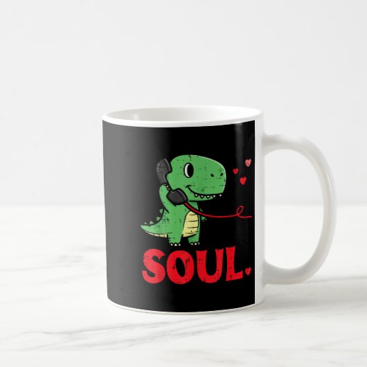 Mug Valentines Day Matching Soulmates Soul Dino Trex C (Droite)
