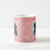 Mug Valentines Day Meilleur Chien Maman Mignonne Rose (Centre)