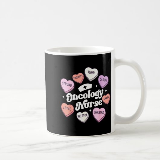Mug Valentines Day Oncology Nurse Cancer Suprt Groovy  (Droite)