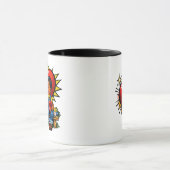 Mug Valentine's Day | Retro Pop Art  Personalized (Centre)