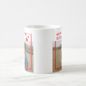 Mug Valentines Day Simple Hearts Custom Photo (Centre)