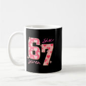 Mug Valentines Day Six Seven 67 Meme 6 7 Heart Boys Gi (Gauche)