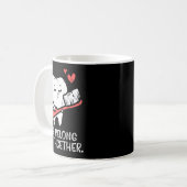 Mug Valentines Day Tooth Brush We Belong Together Dent (Devant gauche)