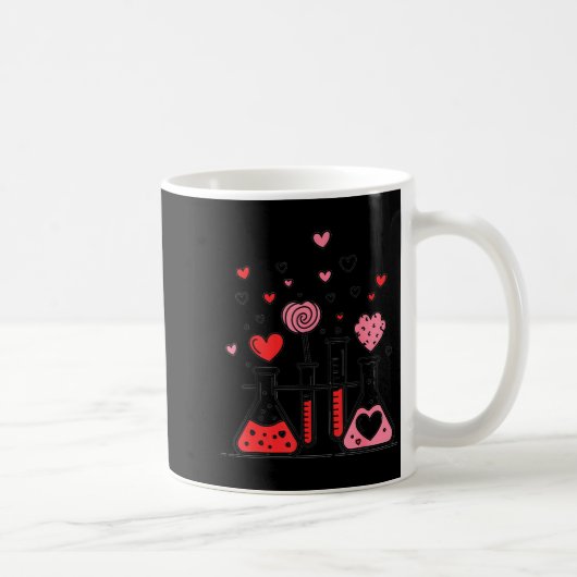 Mug Valentines Day Vibes Science Teacher 100 Days Of S (Droite)