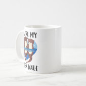 Mug Valentine's Day You’re My Otter Half Love Pun Cute (Devant gauche)