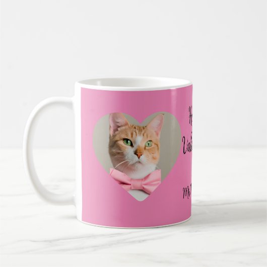 Mug Valentines de votre chat, amoureux des chats (Gauche)