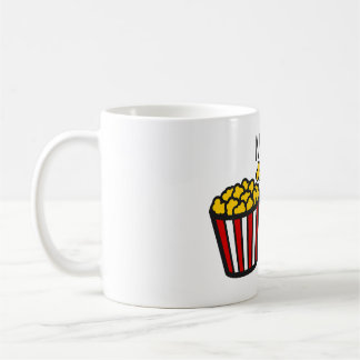 Mug Valentines, design pop-corn rétro des années 50
