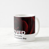 Mug Valentines fleuries personnalisées (Devant droit)