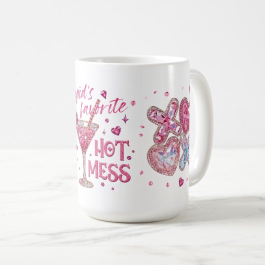Mug Valentine's Fun - "Cupids Favorite" (Devant droit)