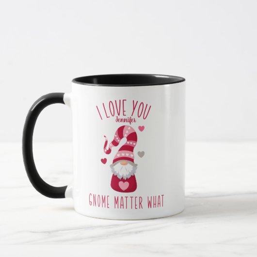 Mug Valentines Gnomes, un cadeau pour petite amie (Gauche)