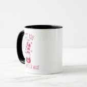 Mug Valentines Gnomes, un cadeau pour petite amie (Devant gauche)