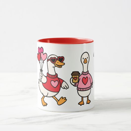 Mug Valentines Goose  (Centre)