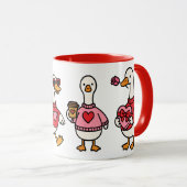 Mug Valentines Goose (Devant droit)