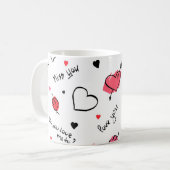Mug Valentine's Hearts Arrow sans couture (Devant gauche)