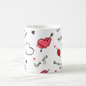 Mug Valentine's Hearts Arrow sans couture (Centre)