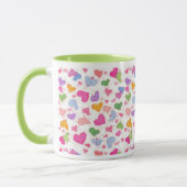 Mug Valentines Jour Coeurs bonbons Aquarelle (Gauche)