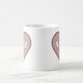 Mug Valentines Jour Couple Initiales (Centre)