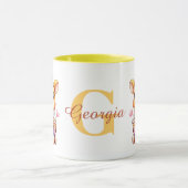 Mug Valentines Jour Cute Giraffe Love Boba (Centre)