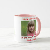 Mug Valentines Jour Mignonne Mondes Meilleur Maman Enf (Devant droit)